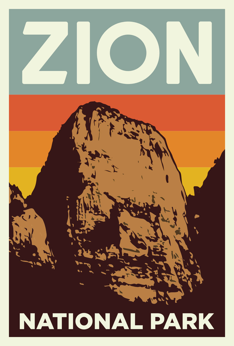 Zion National Park Postcard | Great White Throne